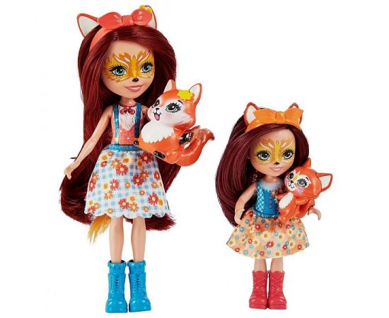 Набор игровой Enchantimals Сестрички с питомцами Фелисити и Феана Лис  HCF81 HCF81
