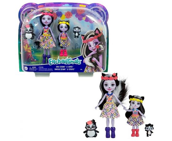 Набор игровой Enchantimals Сестрички с питомцами Сейдж и Сабелла Скунси  HCF82 HCF82