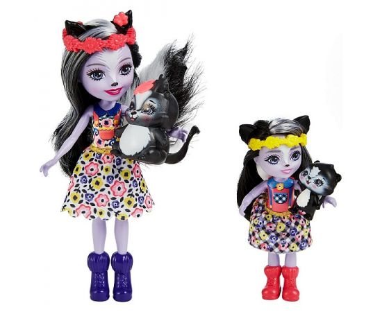 Набор игровой Enchantimals Сестрички с питомцами Сейдж и Сабелла Скунси  HCF82 HCF82
