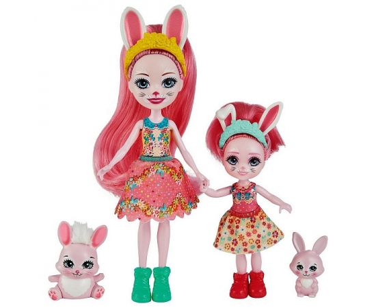 Набор игровой Enchantimals Сестрички с питомцами Бри и Беделия Кроля  HCF84 HCF84