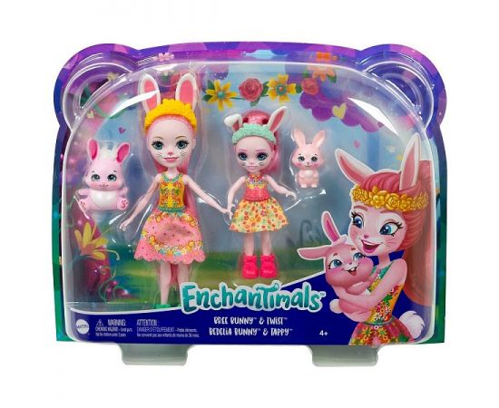 Набор игровой Enchantimals Сестрички с питомцами Бри и Беделия Кроля  HCF84 HCF84