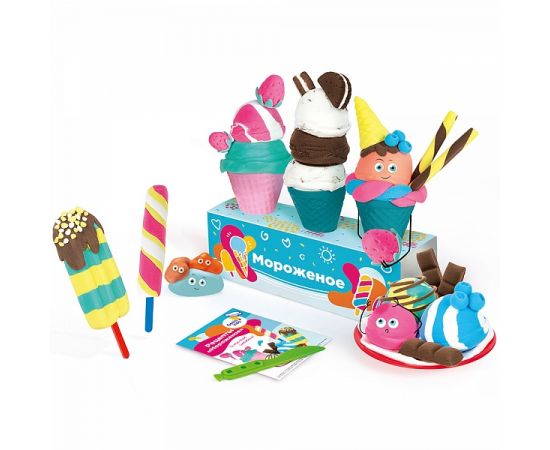 Набор для детской лепки из лёгкого пластилина  «Кафе мороженое» TA1716 TA1716