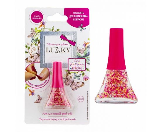 Лак для ногтей "Конфетти-Микс" (розово-золотистый микс) Т16750