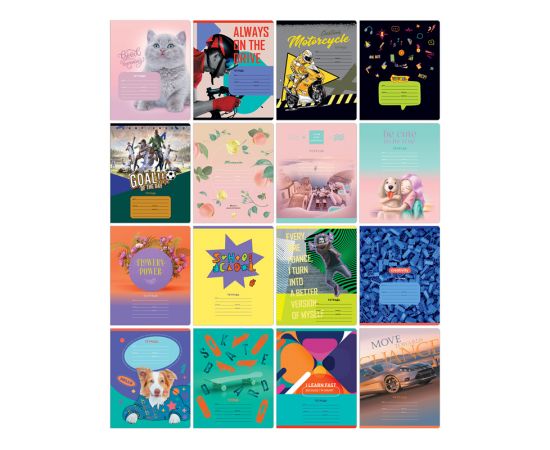 Тетрадь 12л., линия BG "Super Mix-16", эконом Т5ск12 11697