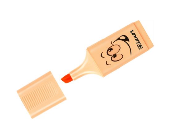 Текстовыделители Luxor "Eyeliter Pastel" пастельный оранжевый, 1-4,5мм 4033P