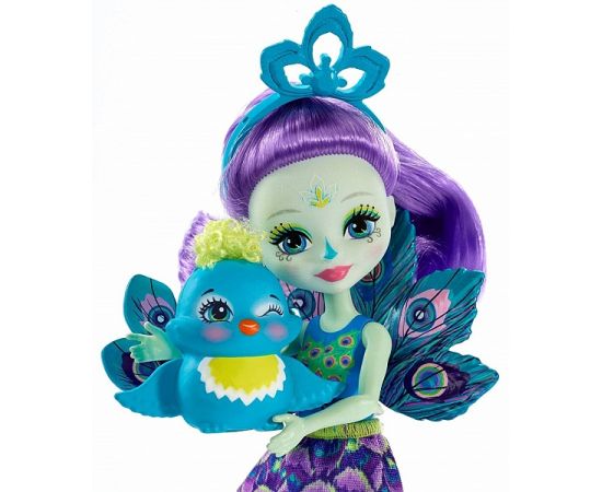 ENCHANTIMALS "Кукла с любимой зверюшкой Patter Peacock & Flap" DYC76 FXM74 DVH87 DVH87