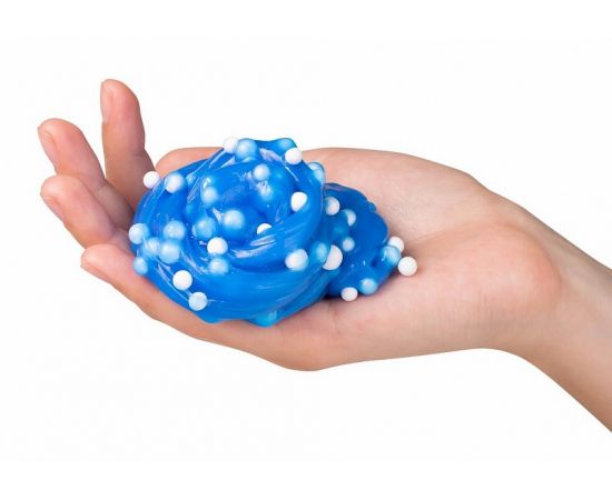 Лизун Slime синий с шариками, 130 г S130-94 S130-94