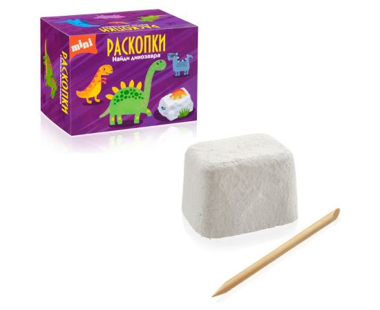 Мини набор для проведения раскопок Бумбарам "Динозаврики" DIG-19