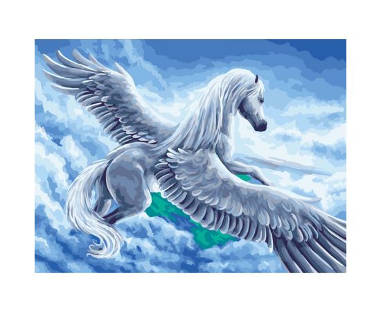 Картина по номерам на картоне ТРИ СОВЫ "Пегас", 30*40, с акриловыми красками и кистями КК_44082