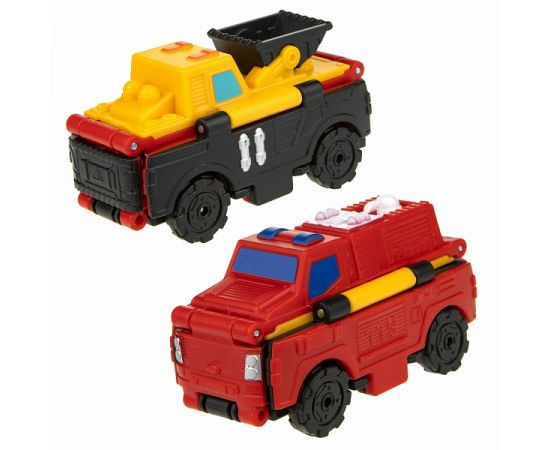 Transcar 2в1: Погрузчик – Пожарная машина, 8 см, блистер Т18286 Т18286
