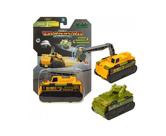 Transcar Double: Бронебой – Экскаватор, 8 см, блистер Т20787 Т20787