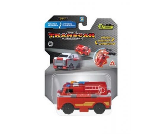 Transcar Double: Пожарный автомобиль - Траспортная полиция, 8 см, блистер Т21869 Т21869