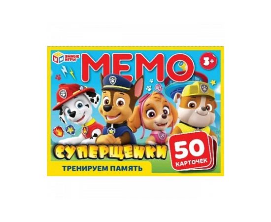 Мемо "Суперщенки" 50 карточек 340423 340423