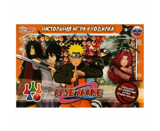 Настольная игра-ходилка "Клуб аниме" 340427 340427