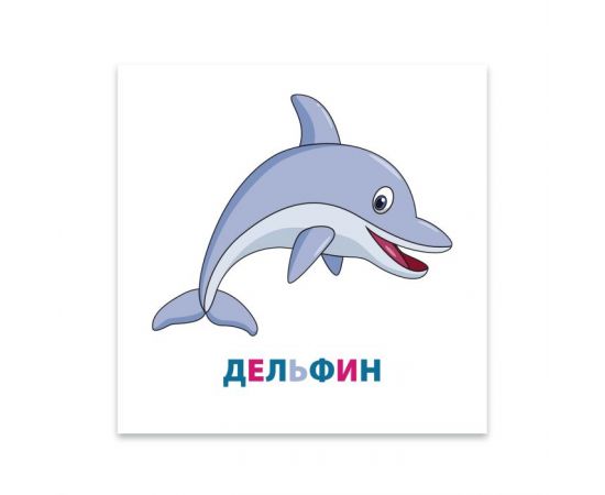 Игры развивающие на запоминание "Развивающие карточки для детей" арт. 47695 ОБИТАТЕЛИ МОРЕЙ И ОКЕАНОВ /110х110 мм, полноцветная печать, обл - мелованная бумага 115 г/м², 12 картонных карточек, правила игры на обложке/ 47695