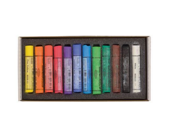 Пастель художественная Koh-I-Noor "Toison D`or Extra Soft 8552", 12 цветов, картон. упаковка 8552012001KZ