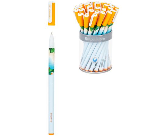 Ручка шариковая Greenwich Line "Find your way" синяя, 0,7мм, игольчатый стержень, софт-тач GL_25064