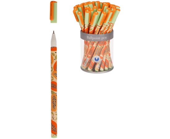 Ручка шариковая Greenwich Line "Terrakotto art" синяя, 0,7мм, игольчатый стержень, софт-тач GL_25095