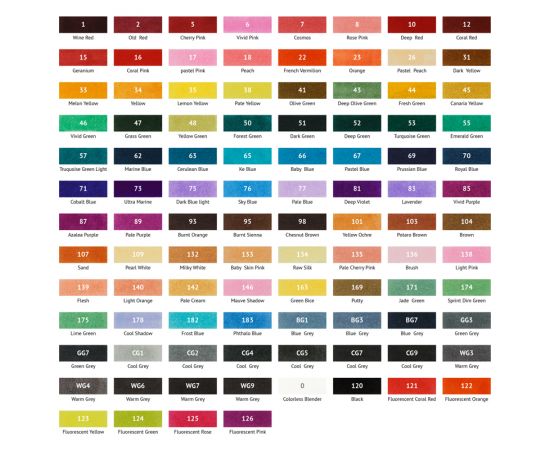 Набор двусторонних маркеров для скетчинга MESHU 100цв., основные цвета, корпус трехгранный, пулевид./клиновид.наконечники, текстильный чехол на молнии MS_53455