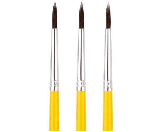 Набор кистей Мульти-Пульти 3шт., пони, круглые № 3, 4, 5, блистер SB_10489