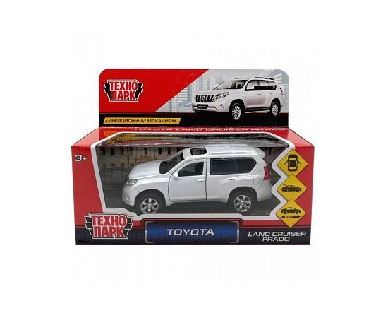 Металлическая модель "Toyota Prado" (белая) 278445