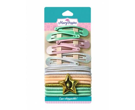 Набор заколок и резинок "Звездочка" 455570 455570