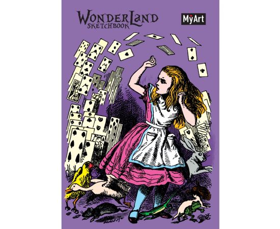 MyArt. СКЕТЧБУК "Wonderland sketchbook" АЛИСА 467-0-159-00603-9