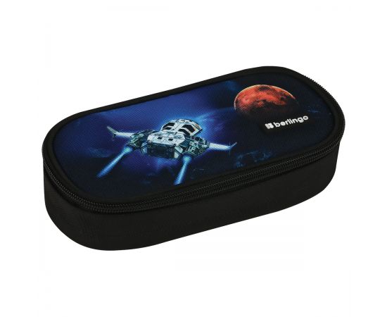 Пенал корпусный 1 отделение, 195*85*50 Berlingo "Space world", полиэстер PM09243