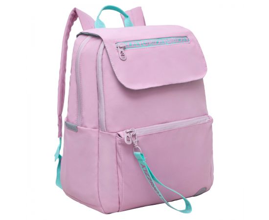Рюкзак Grizzly, 33*39*14см, 2 отделения, 5 карманов, укрепленная спинка, лавандовый RXL-325-2/3