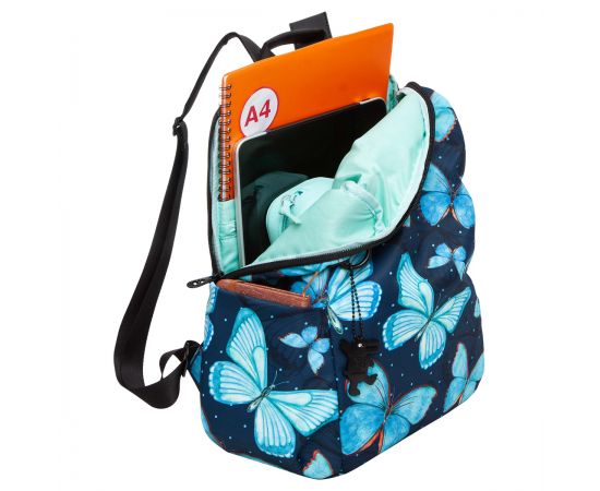 Рюкзак Grizzly, 29*33*14см, 1 отделение, 3 кармана, укрепленная спинка, синий RXL-329-3/1