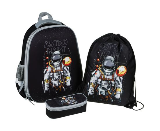 Ранец ArtSpace School Friend "Astronaut" 39*30*18см, 2 отделения, 2 кармана, анатомическая спинка, пенал, мешок для обуви Uni_17748