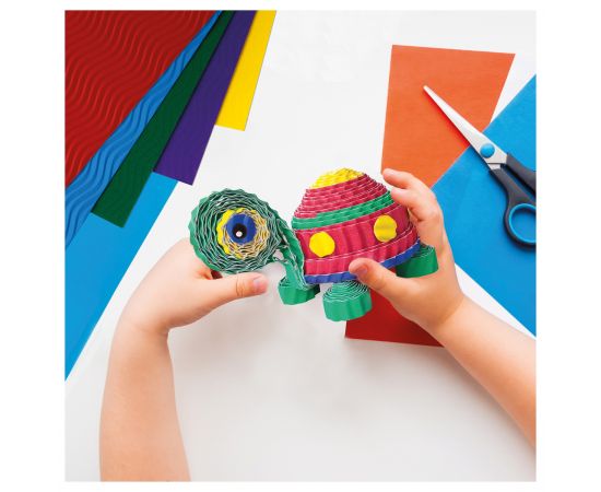 Картон цветной А4, ArtSpace, 5л., 5цв., гофрированный, волнистый, в пакете КГ5A4_37968