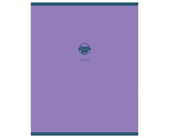 Тетрадь предметная 48л. BG "Monocolor. Element" - Алгебра, ламинация soft-touch, выб. лак, 70г/м2 ТП5ск48_лс_вл 11664