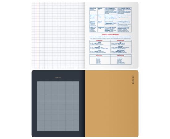 Тетрадь предметная 48л. BG "Monocolor. Element" - Английский язык, ламинация soft-touch, выб. лак, 70г/м2 ТП5ск48_лс_вл 11665