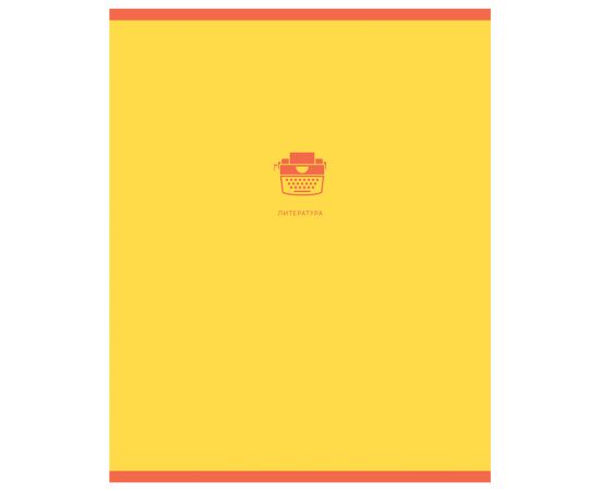 Тетрадь предметная 48л. BG "Monocolor. Element" - Литература, ламинация soft-touch, выб. лак, 70г/м2 ТП5ск48_лс_вл 11672