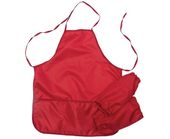 Фартук с нарукавниками ArtSpace, 54*45см, 3 кармана, красный ФН_1200