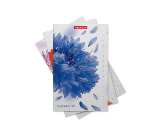 Записная книга на скобе ErichKrause® Unique&Beautiful, 112х181 мм, 32 листа, в точку 032070160-49818