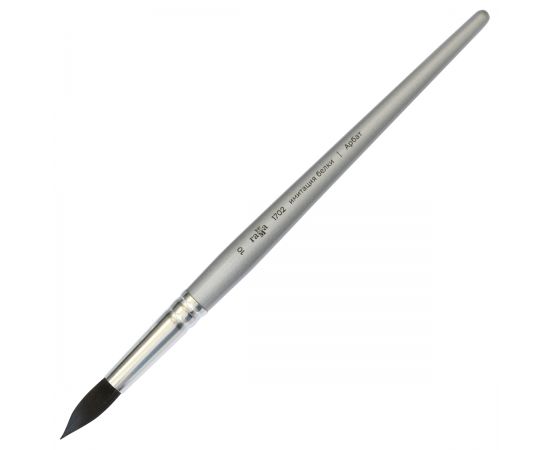 Кисть художественная синтетика имитация белки Гамма "Арбат", круглая №10, короткая ручка 1701010