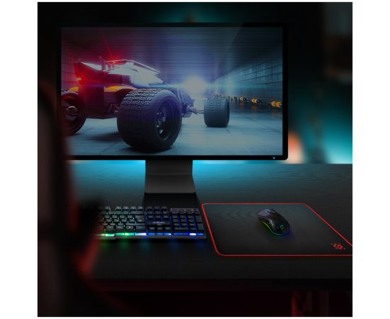 Коврик для мыши Defender Black M 360*270*3мм, ткань+резина 50560