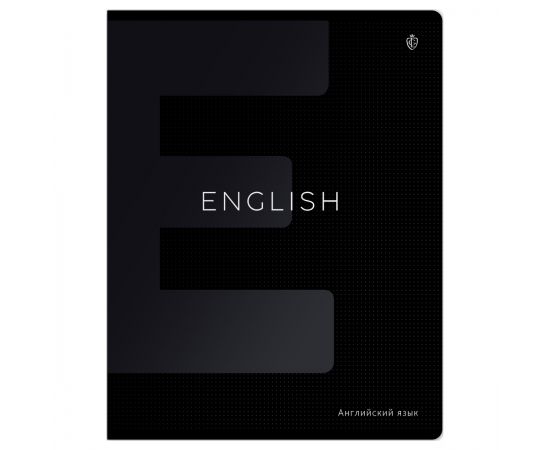 Тетрадь предметная 48л. Greenwich Line "Сolor black" - Английский язык, "софт-тач" ламинация, выборочный УФ-лак, 70г/м2 EX48-49365