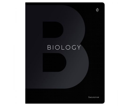 Тетрадь предметная 48л. Greenwich Line "Сolor black" - Биология, софт-тач ламинация, выборочный УФ-лак, 70г/м2 EX48-49367