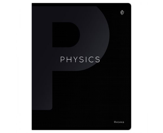 Тетрадь предметная 48л. Greenwich Line "Сolor black" - Физика, софт-тач ламинация, выборочный УФ-лак, 70г/м2 EX48-49381