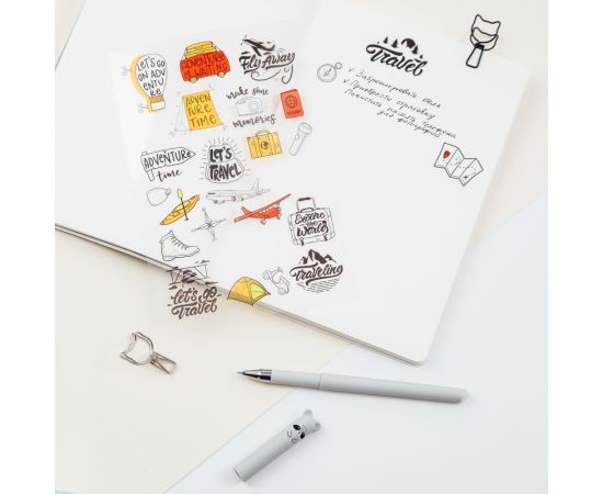 Наклейки ПВХ MESHU "Adventure time", 10*21см, 24 наклейки, инд. уп., европодвес MS_42734