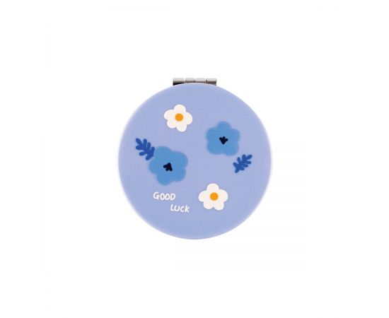 Зеркальце карманное складное MESHU "Blue flowers" MS_47472