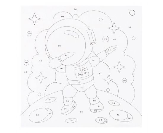 Аппликация из песка ТРИ СОВЫ "Монстр трак", с раскраской, пакет с европодвесом ФП_47838