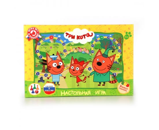 Настольная игра-ходилка "Три кота" 227249