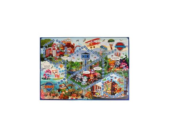 Настольная игра-ходилка "Щенки-спасатели" 324782 324782