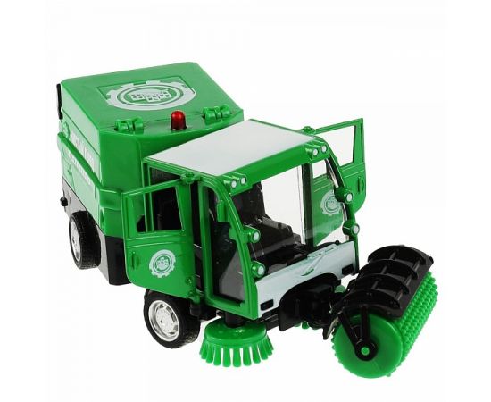 Машина металл УБОРОЧНАЯ МАШИНА 15,5 см, двери, багаж, зелен 338604 338604