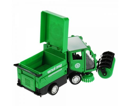 Машина металл УБОРОЧНАЯ МАШИНА 15,5 см, двери, багаж, зелен 338604 338604