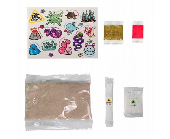 Научно-познавательный набор "Извержение вулкана", красный, модели «Re-Агенты» EX002T EX002T